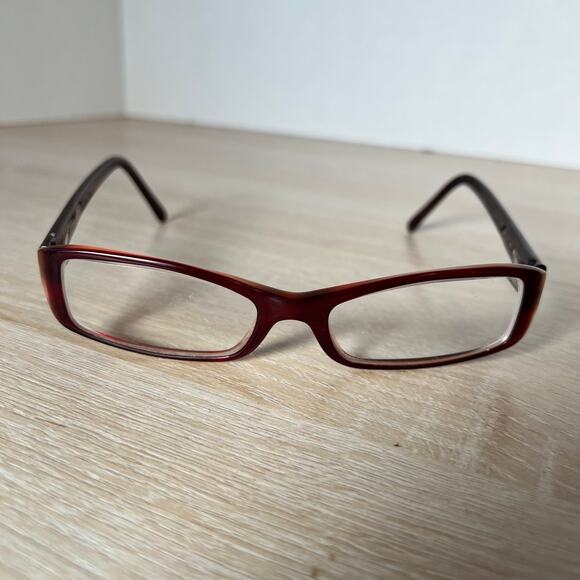 Prada VPR 15F 0AW-1O1 Eyeglasses Amber Frame PARTS ONLY 51-17-135 - Picture 2 of 11